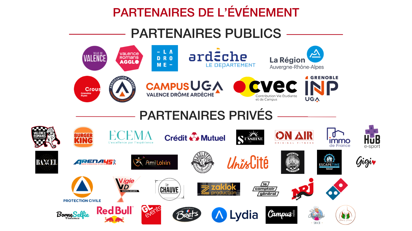 Logos des partenaires